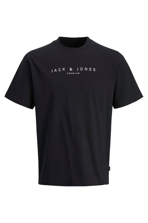 Jack & Jones Premium Jprccjayson % 100 Pamuk Regular Fit Bisiklet Yaka Erkek T Shirt 12275186 SİYAH