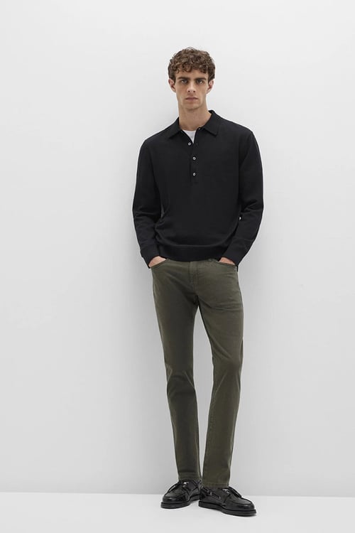 Jake Pamuklu Skinny Fit Daralan Paça Jeans Erkek Kot Pantolon 0042290685 KOYU YEŞİL