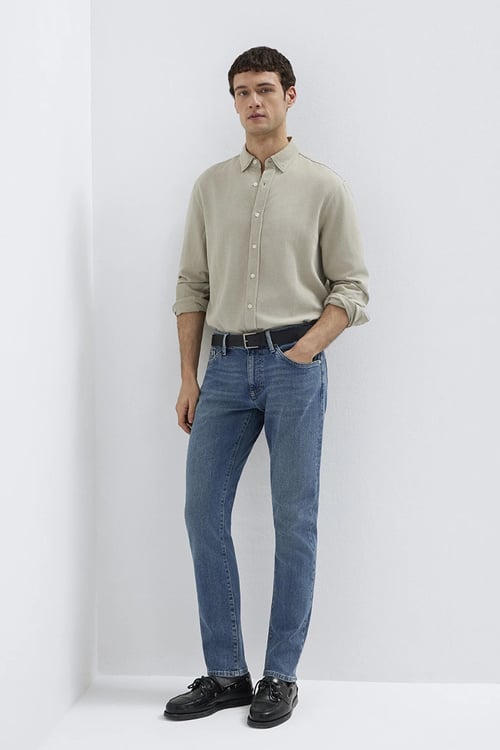 Jake Pamuklu Skinny Fit Normal Bel Jeans Erkek Kot Pantolon 00422A1728 MAVİ