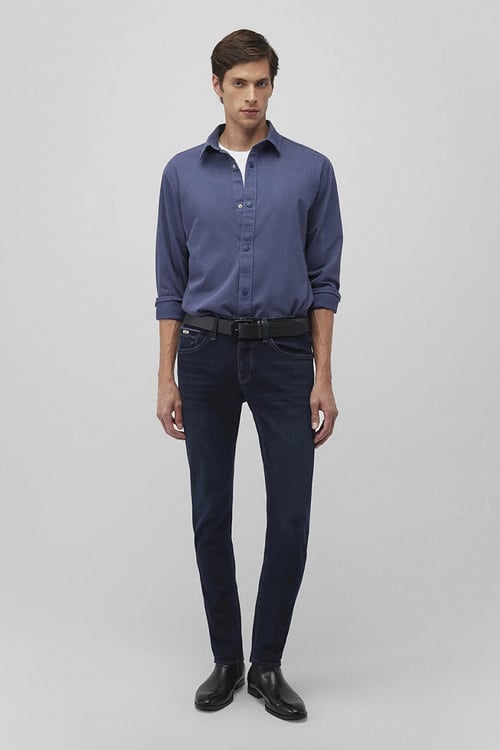 James Pamuk Karışımlı Skinny Fit Normal Bel Düz Paça Jeans Erkek Kot Pantolon 0042487838 KOYU LACIVERT