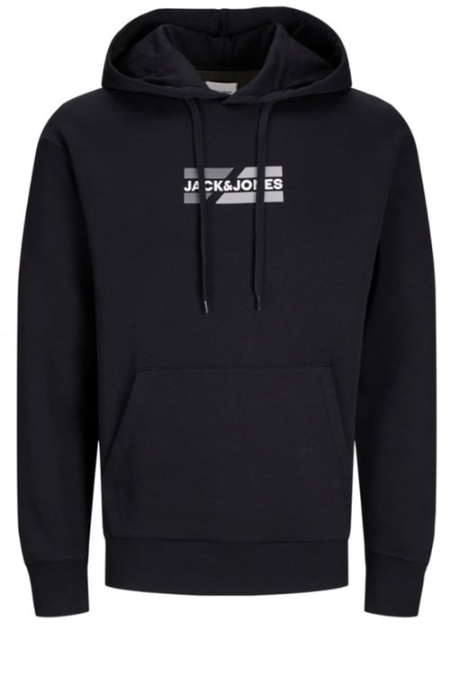 Jjcorp Pamuklu Logolu Regular Fit Kapüşonlu Erkek Sweat 12268422 SİYAH