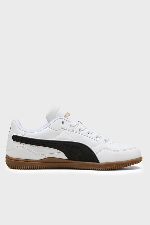 K-Moda Deri Logolu Sneaker Kadın Ayakkabı 40449904 BEYAZ