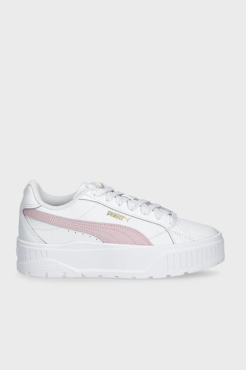 Karmen II L Logolu Platform Taban Sneaker Kadın Ayakkabı 39745612 BEYAZ-PUDRA
