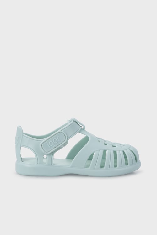 Kaymayı Önleyen Flex Foam Cırtlı Unisex Çocuk Sandalet S10271 MİNT