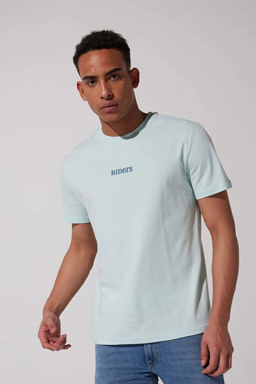 Lee Pamuklu Loose Fit Bisiklet Yaka Erkek T Shirt L231712 303 SU YEŞİLİ