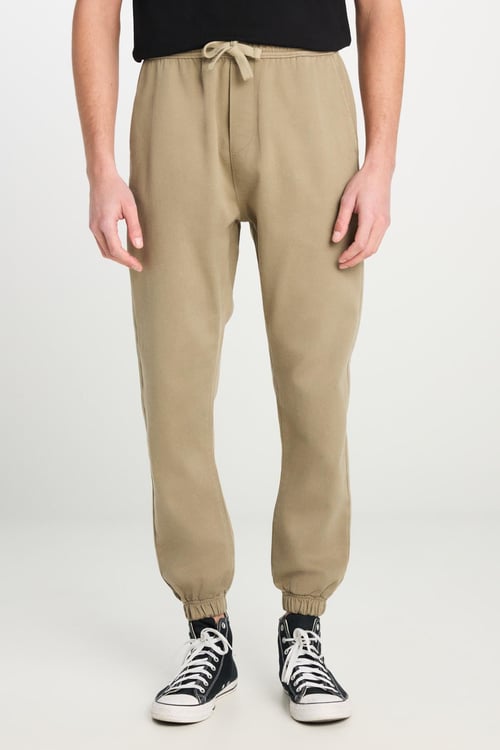 Lee Regular Fit Normal Bel Ribanalı Paça Jogger Erkek Pantolon MLM04009299 AÇIK YEŞİL