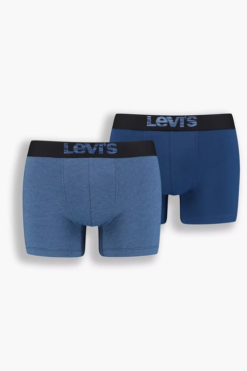 Logolu 2 Pack Erkek Boxer 37149-0621 LACİVERT