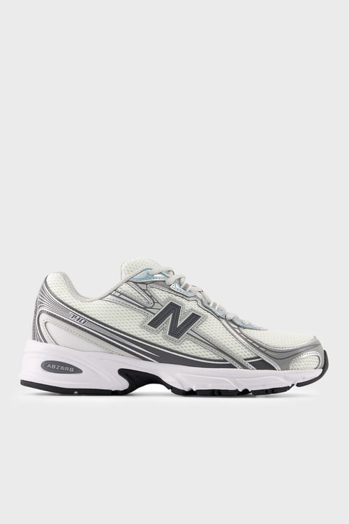 Logolu Bağcıklı Sneaker Unisex Ayakkabı U7402Y9 BEYAZ-GRİ
