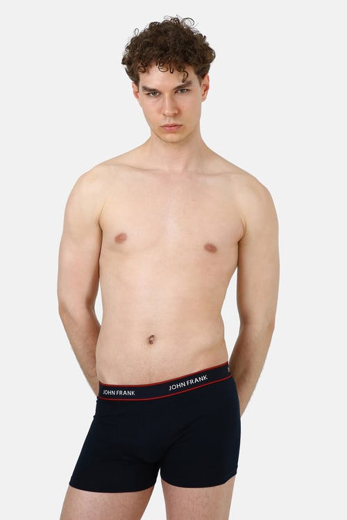 Logolu Erkek Boxer JFBFGNS01 LACİVERT