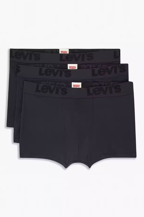 Logolu Pamuklu 3 Pack Erkek Boxer 37149-0296 SİYAH