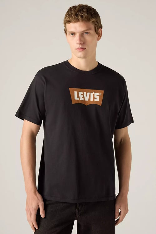 Logolu Pamuklu Bisiklet Yaka Erkek T Shirt 000RY-0004 SİYAH