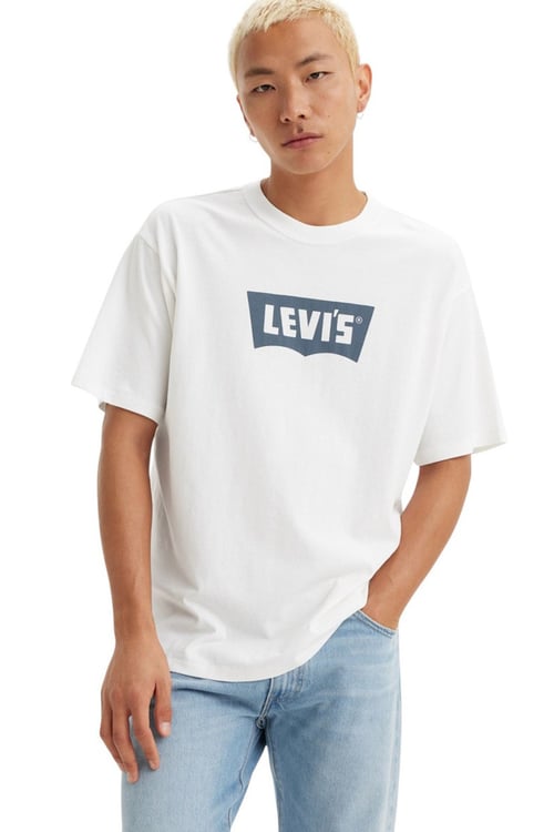 Logolu Pamuklu Bisiklet Yaka Erkek T Shirt 000RY-0003 BEYAZ