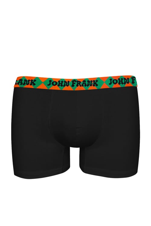 Logolu Pamuklu Erkek Boxer JFBMODHYPE42 SİYAH