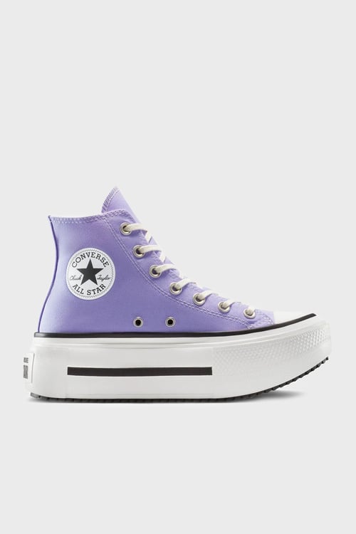 Logolu Platform Taban Sneaker Kadın Ayakkabı A15206C 513 MOR