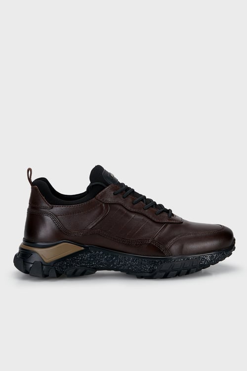 Logolu Sneaker Erkek Ayakkabı 15223355K2 KAHVE