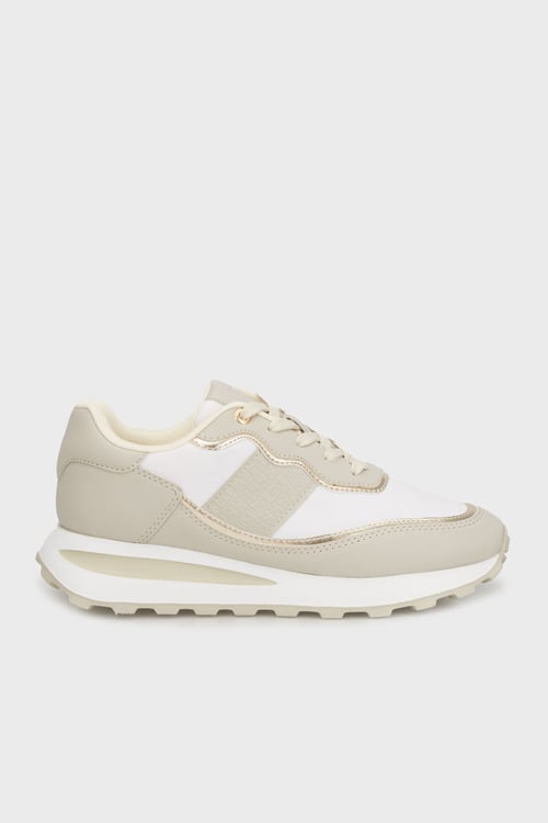 Logolu Sneaker Kadın Ayakkabı NAVI 5FX VİZON
