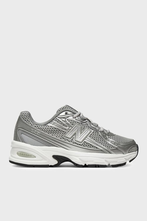 Logolu Sneaker Kadın Ayakkabı U740SG2 GÜMÜŞ