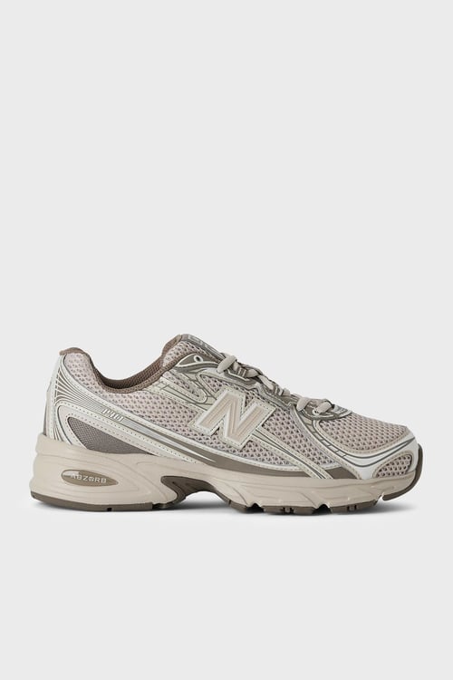 Logolu Sneaker Unisex Ayakkabı U740AS2 BEJ