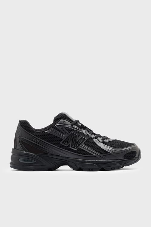 Logolu Sneaker Unisex Ayakkabı U740BO2 SİYAH