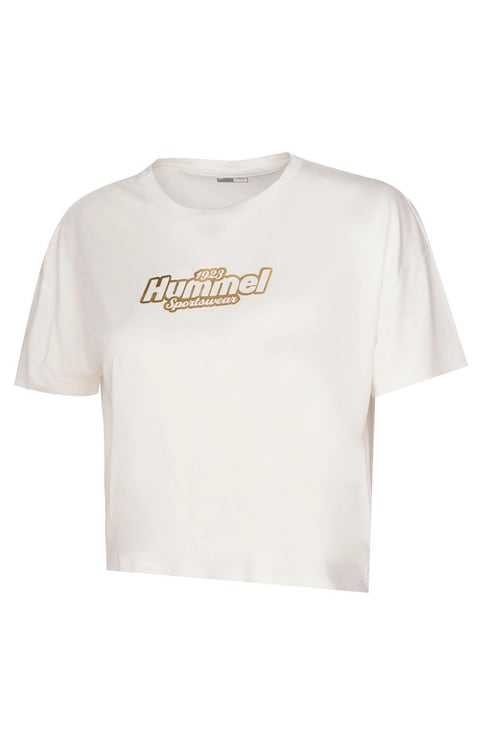 Loose Fit Logolu Bisiklet Yaka Kadın T Shirt 912338-9157 EKRU