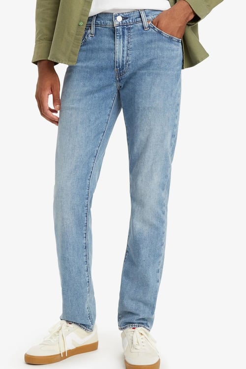 LSE 511 Pamuklu Normal Bel Slim Fit Jeans Erkek Kot Pantolon A2081-0031 MAVİ