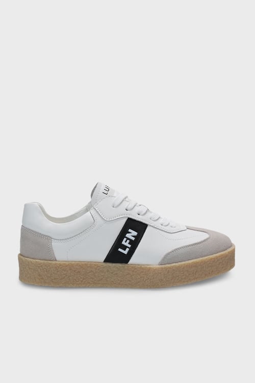 Lufian Deri Logolu Sneaker Erkek Ayakkabı 112230208 BEYAZ
