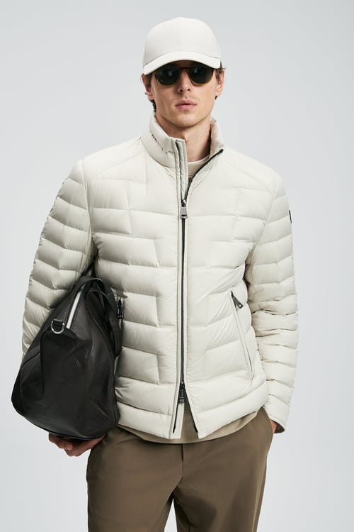 Lufian Kapitoneli Relaxed Fit Dik Yaka Erkek Mont 112120245 EKRU