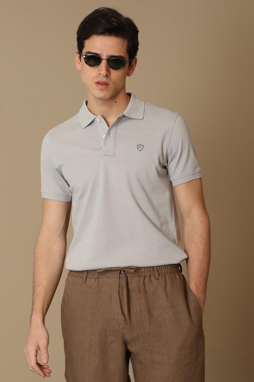 Lufian Laon Spor % 100 Pamuklu Örme Düğmeli Erkek Polo T Shirt 111040091 TAŞ