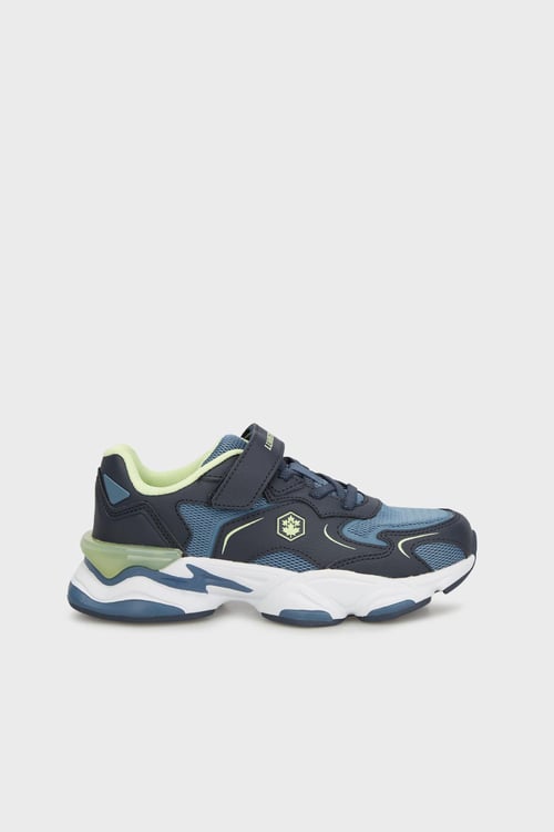 Lumberjack Logolu Cırtlı Kalın Taban Sneaker Erkek Çocuk Ayakkabı MADAX JR 5FX LACİVERT