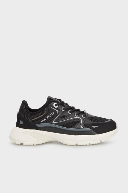 Lumberjack Logolu Sneaker Kadın Ayakkabı LAVEDA 4FX SİYAH