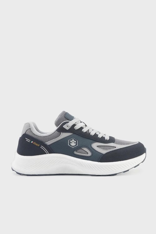 Lumberjack Logolu Süet Detaylı Sneaker Erkek Ayakkabı STREET 5FX LACİVERT