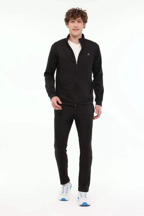 Lumberjack Regular Fit Dik Yaka Erkek Eşofman Takımı 5WALEXTSUIT 5PR SİYAH