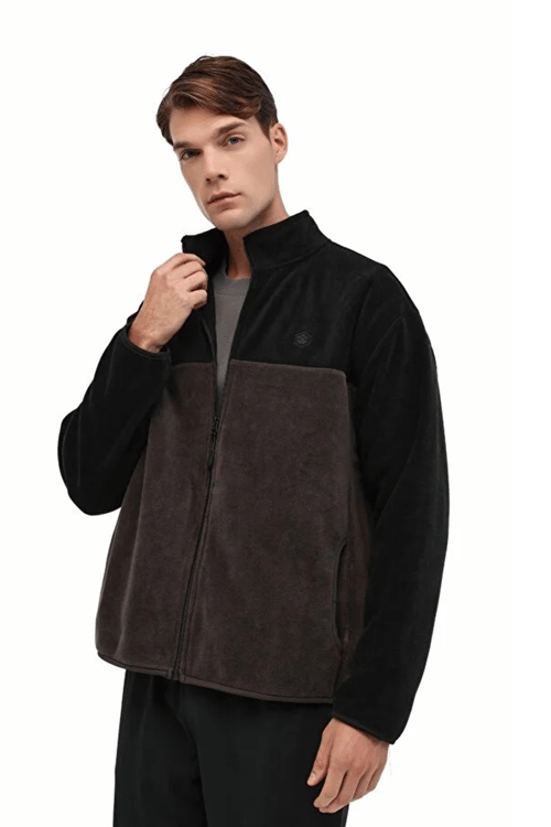 Lumberjack Regular Fit Dik Yaka Fermuarlı Erkek Polar 7PLR002 5PR SİYAH