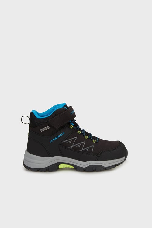 Lumberjack Su Geçirmez Logolu Cırt Cırtlı Outdoor Erkek Çocuk Bot BOWL HI 5PR SİYAH