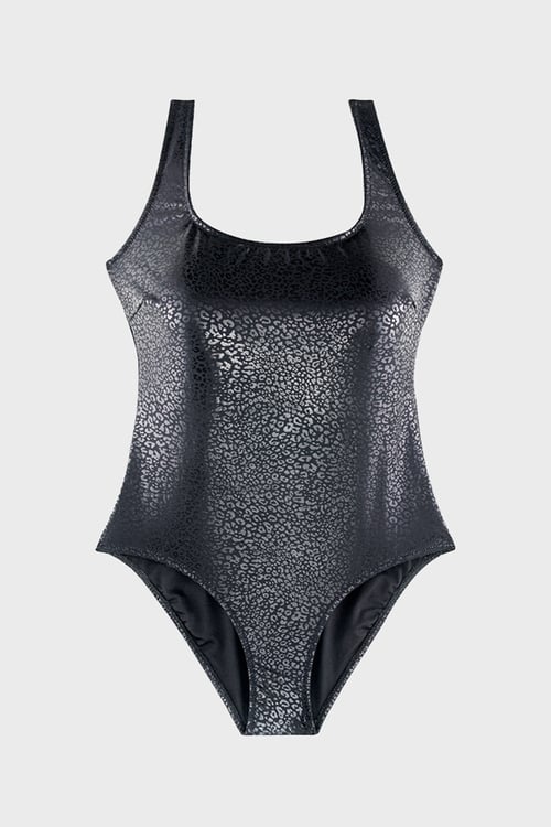 Lunaxa Black Uv Korumalı Parlak Kadın Mayo SM2644000005 SİYAH