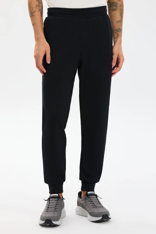 M Essential Normal Bel Lastikli Paça Jogger Erkek Eşofman Altı S26100063817 SİYAH