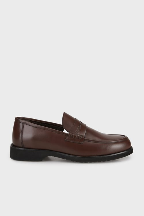 Marcomen Hakiki Deri Loafer Erkek Ayakkabı 15222401K1 KAHVE