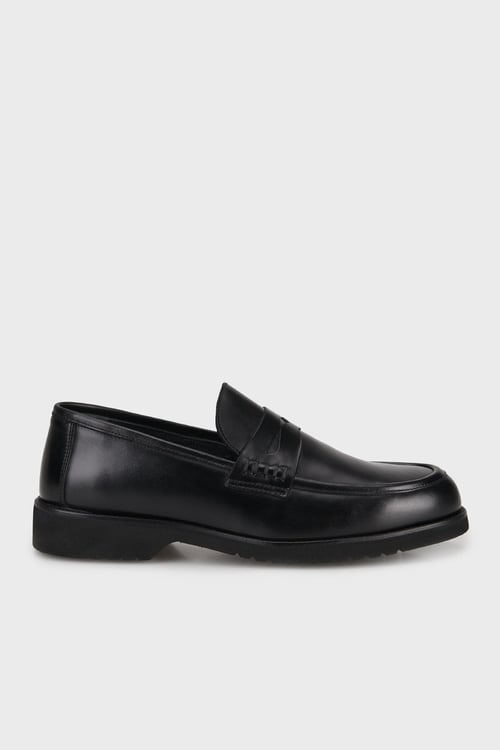 Marcomen Hakiki Deri Loafer Erkek Ayakkabı 15222401S1 SİYAH