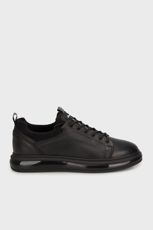 Marcomen Hakiki Deri Sneaker Erkek Ayakkabı 15222002S1 SİYAH