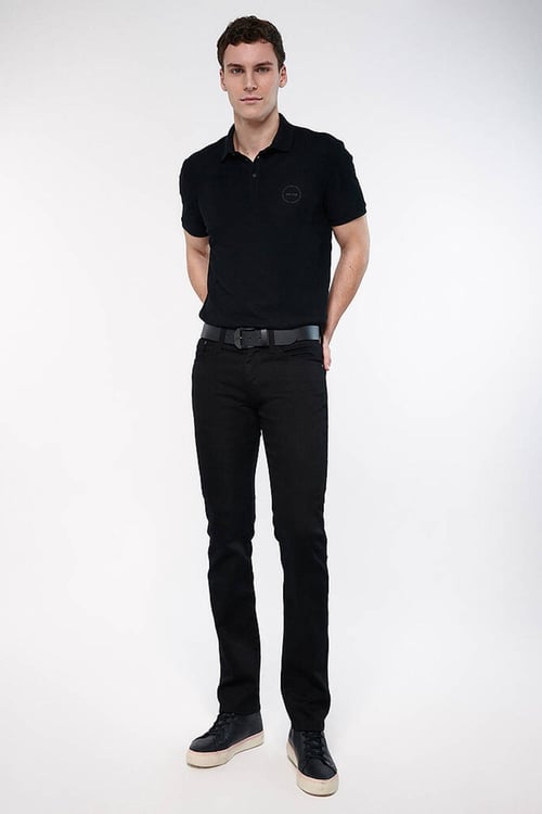 Marcus Pamuklu Normal Bel Slim Straight Daralan Paça Jeans Erkek Kot Pantolon 0035133304 SİYAH