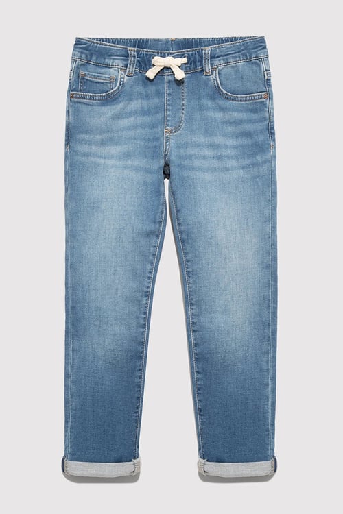 Mavi Ben Pamuklu Slim Straight Fit Normal Bel Düz Paça Jeans Erkek Çocuk Kot Pantolon 6011656-A2944 MAVİ