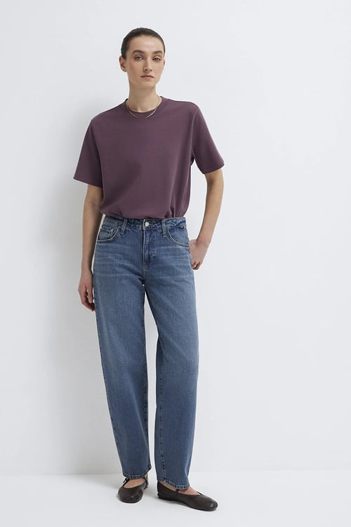 Mavi Leila Pamuklu Baggy Fit Yüksek Bel Jeans Kadın Kot Pantolon 1010600-A1572 MAVİ