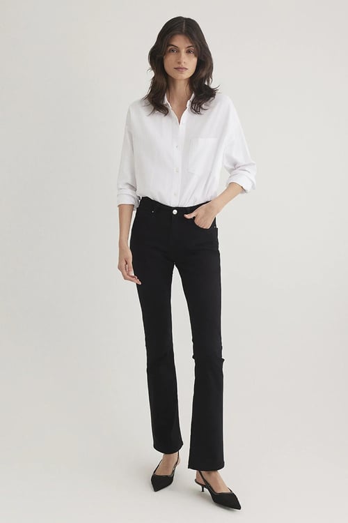 Mavi Molly Flare Normal Bel Çizme Paça Jeans Bayan Kot Pantolon 1013624623 SİYAH