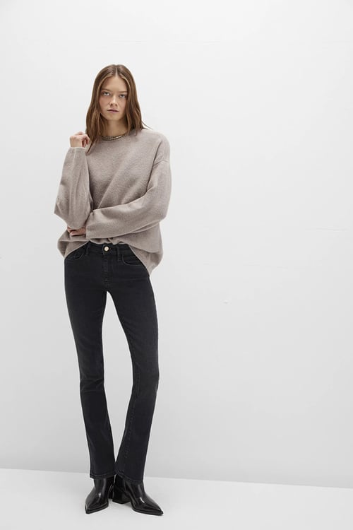 Mavi Mona Pamuk Karışımlı Slim Straight Fit Normal bel Düz Paça Jeans Bayan Kot Pantolon 1049790521 ANTRASİT
