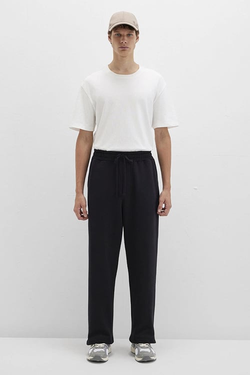 Mavi Pamuklu Oversize Fit Normal Bel Erkek Eşofman Altı 0010530-900 SİYAH