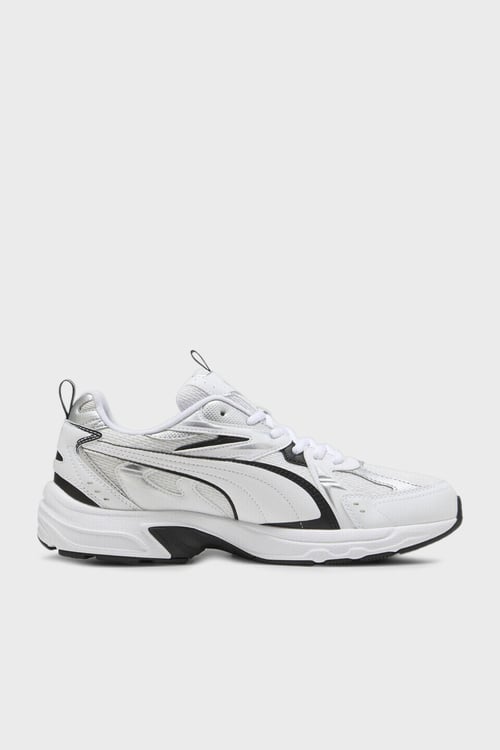 Milenio tech Logolu File Detaylı Sneaker Unisex Ayakkabı 40262301 BEYAZ-GÜMÜŞ
