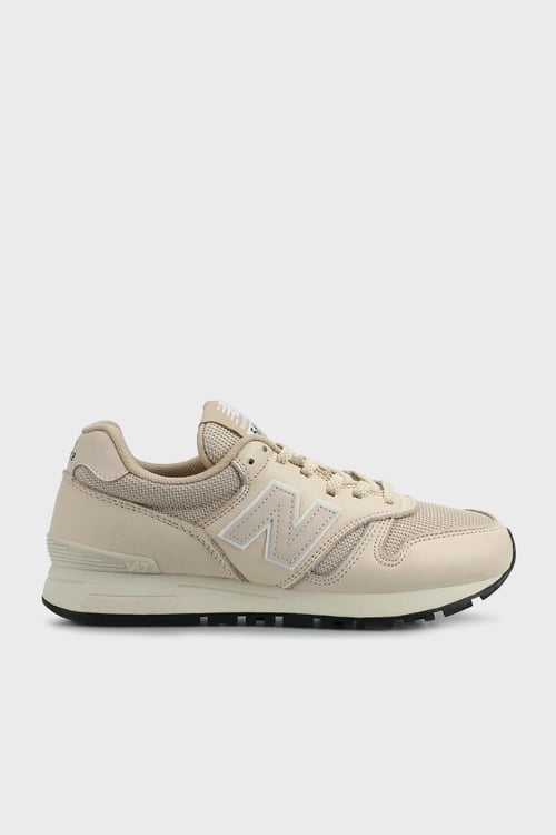 NB Lifestyle Süet Deri Karışımlı Logolu Sneaker Kadın Ayakkabı WL565LWW BEJ
