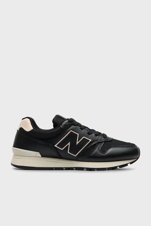 NB Lifestyle Süet Deri Karışımlı Logolu Sneaker Kadın Ayakkabı WL565LBB SİYAH