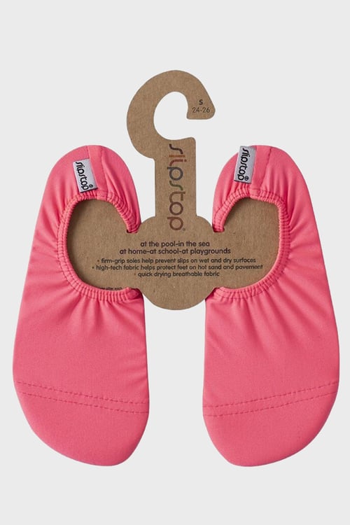 Neon Fuchsia Baskılı Kaydırmaz Havuz ve Kız Çocuk Deniz Ayakkabısı SS21110356 FUŞYA