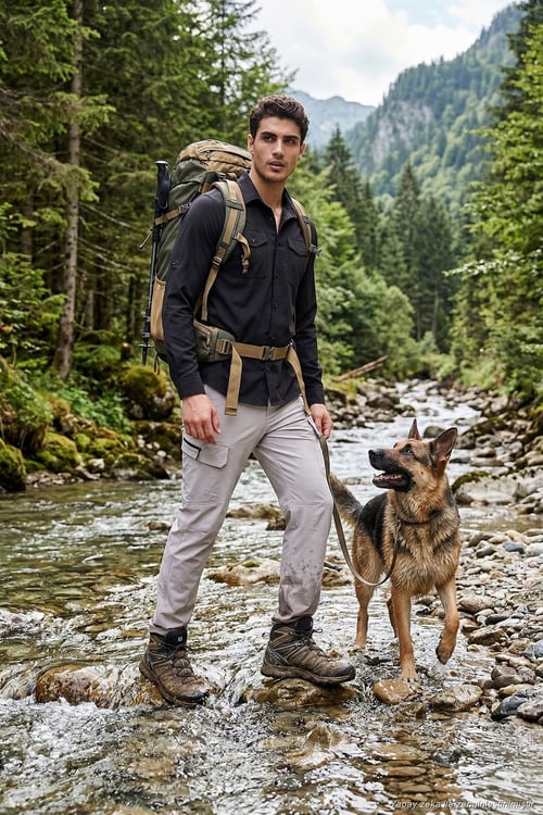 Normal Bel Dar Paça Su İtici Trekking ve Kurye Erkek Pantolon 693719 GRİ